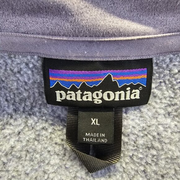 Patagonia Better Sweater Womens XL Light Purple Mauve 1/4 Zip Fleece Pullover - Picture 6 of 12